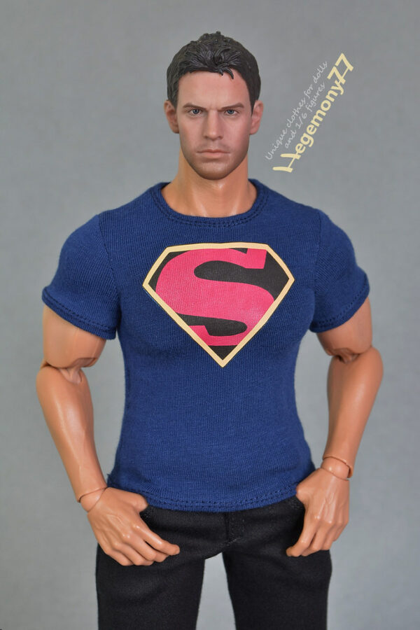 Dummy V-Neck T-Shirt - Blue